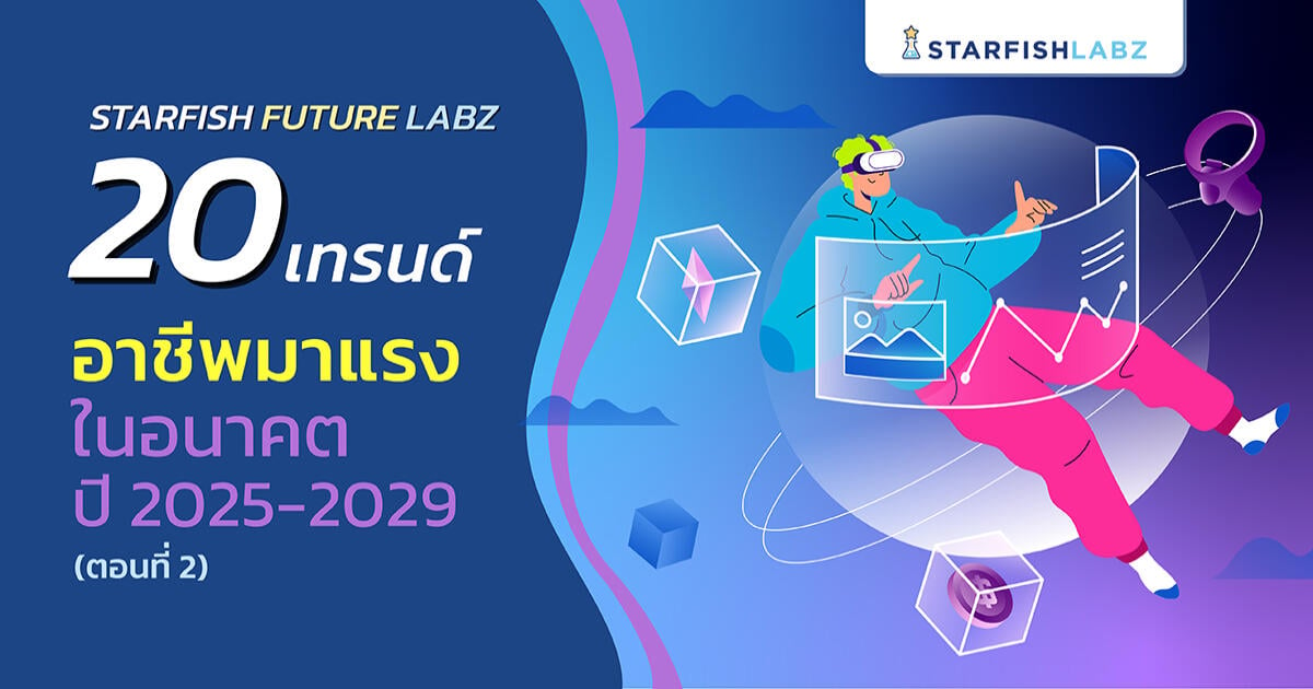 บทความ 20 เทรนด์อาชีพมาแรงในอนาคต ปี 2025 2029 ตอนที่ 2